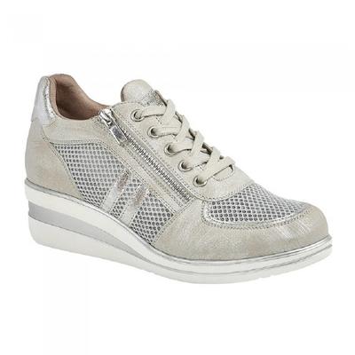 Womens Lace And Zip Trainers