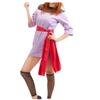 Uniforme Cosplay di Temari di Naruto Shippuden, Costume Completo da Kunoichi del Villaggio della Sabbia per Festa Anime