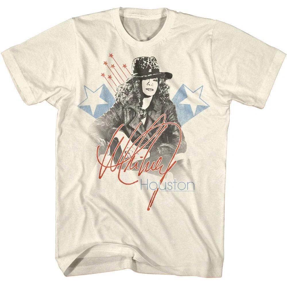 Whitney Houston Shooting Star Men s T Shirt S