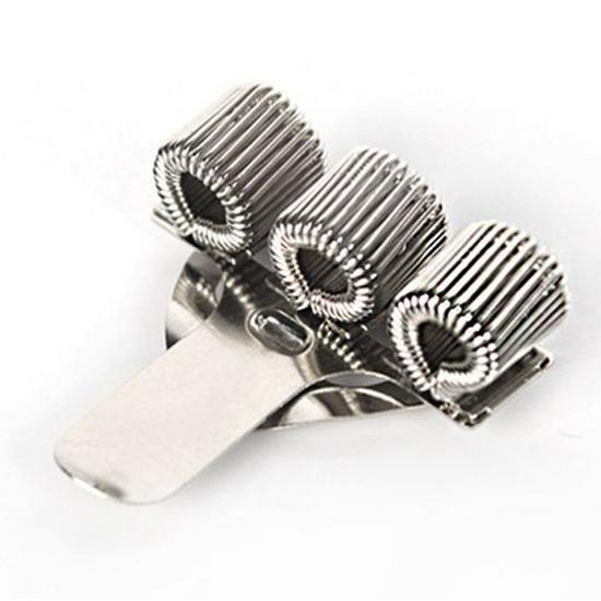 Portable Metal Pen Holder with Manganese Steel Spring Clip