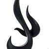 Abstract Flame Figurine for Desktop Display, Resin Sculpture Living Room And Bedroom