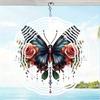 10 Inch Hanging Wind Spinner with 360 Degree Hook for Balcony Garden Decor Spring Summer Outdoor Decoration