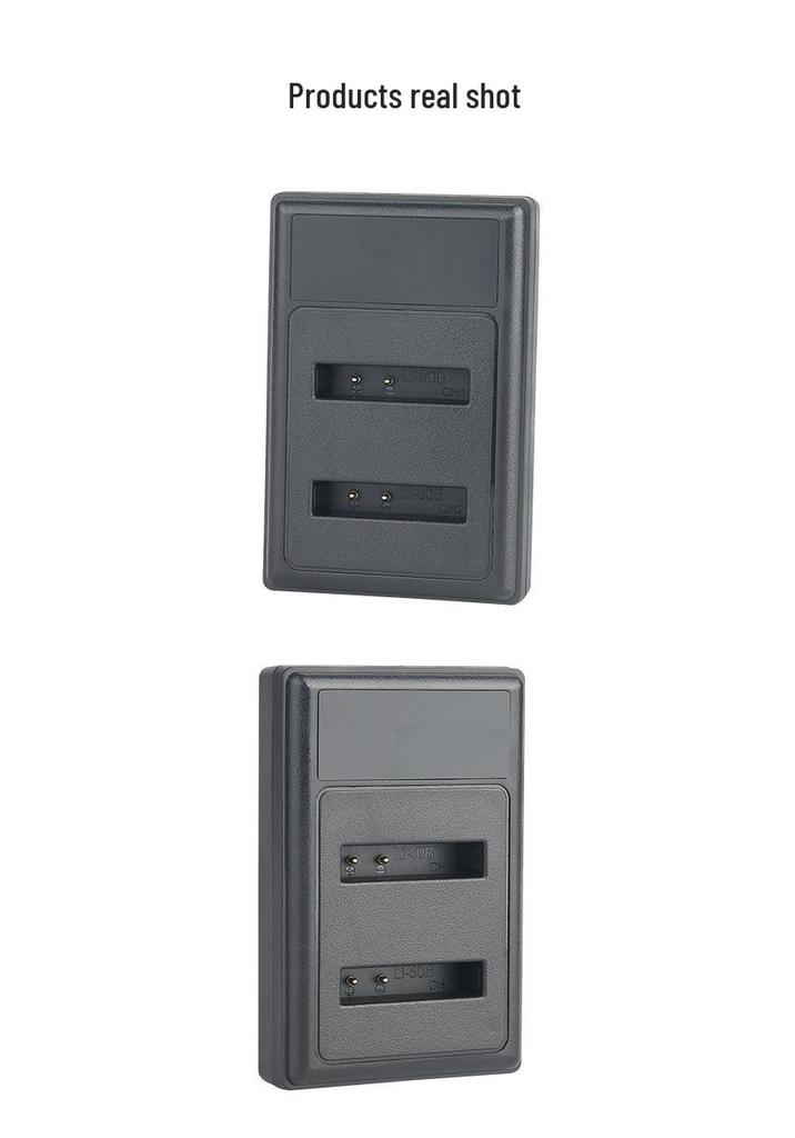 Li-50B Dual Camera Battery Charger for Olympus SZ31, SP800, SP810, XZ-1