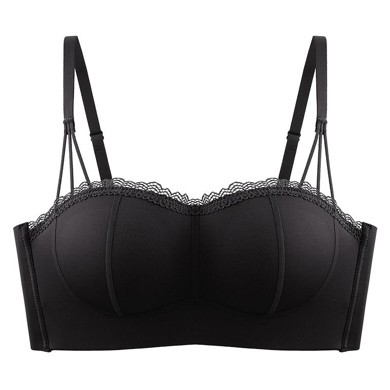 Women's Top Chest Thin Shoulder Strap Small Chest To Show Large Close Pair of Traceless Underwear