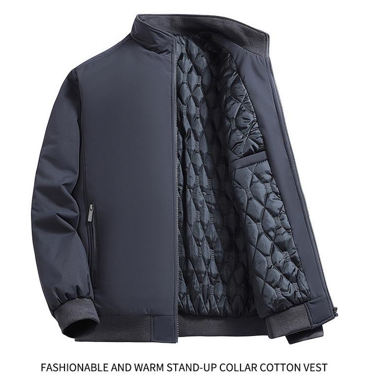 Men's Winter Fleece-Lined Thick Jacket – Trendy, Versatile, Warm, Cotton Padded Coat 2026