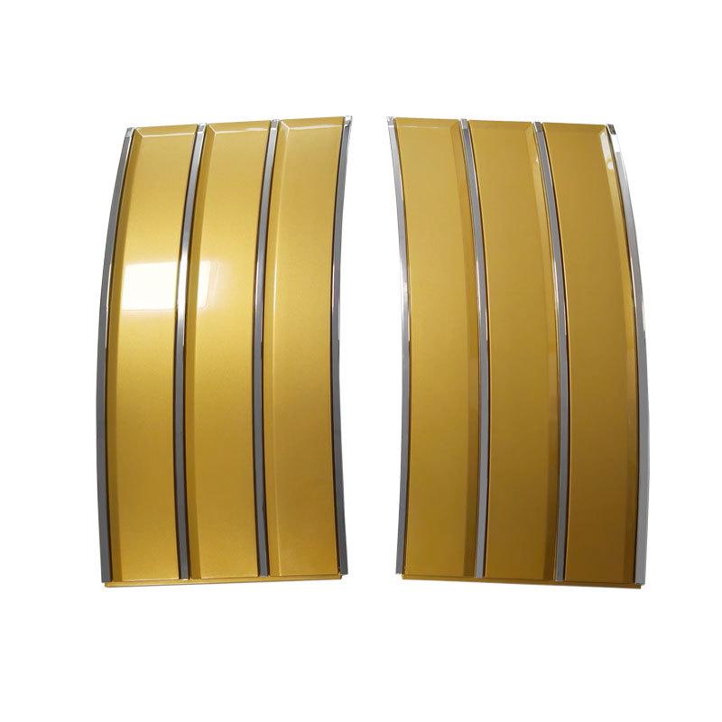 13-18 Range Rover Executive Schwarzes Karosserie-Kit: 22-teiliges Zierleisten-Set mit Gitter, Haifischkiemen & Türgriffen