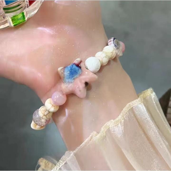 Ceramic Elegant Handcrafted Beaded Bracelet Fashionable And Unique Accessory