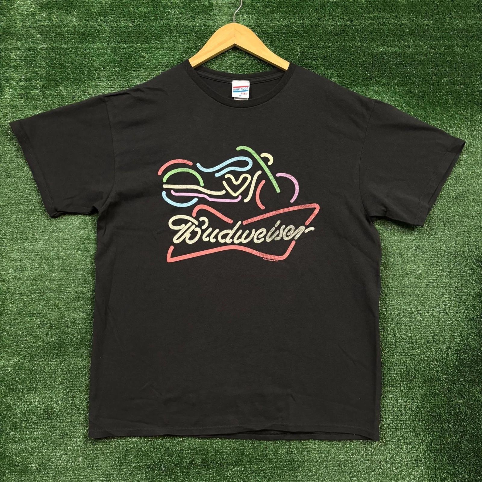 

Budweiser Beer LED Motorcycle Sign T-shirt Size Medium 3XL