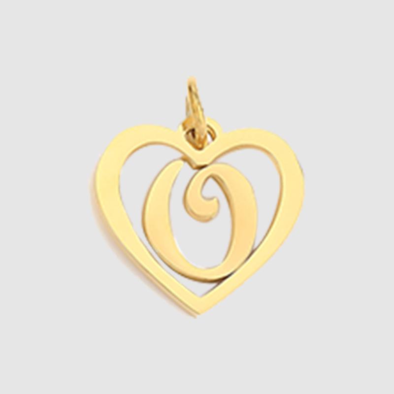 eManco English Alphabet Pendants: Stainless Steel Jewelry Accessories for DIY Projects.