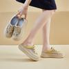 Mesh Breathable Little White Shoes Women's Shoes Wear Bag Head Half Slippers Summer 2025 New One-pedal Cool Slippers
