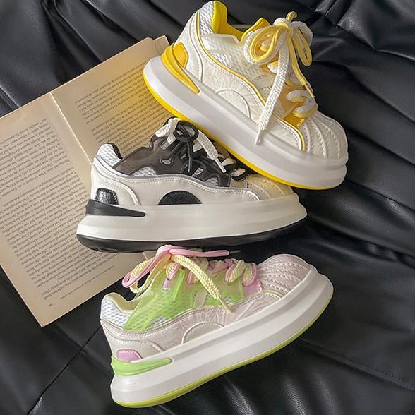 2025 New Designer Niche Platform Trendy Shoes Ins Trendy Casual Versatile Fashion Breathable Skateboard Shoes