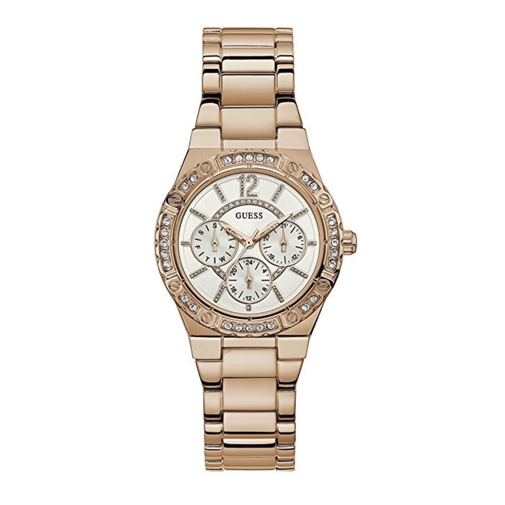 Guess U0845L3 Japanese Quartz Fashion Watch Rose-Gold Stainless-Steel