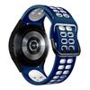 No Gap Silicone Strap for Samsung Galaxy Watch 7/6/5/4 44mm 40mm 5 Pro 45mm Two-Color Wristband Watch 6 4 Classic 47mm 43mm Band
