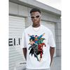 European Sizes 1pc Justice League Graphic T-Shirt - Breathable & Soft Fabric, Regular Fit Short Sleeve Tee with Iconic Superheroes Design