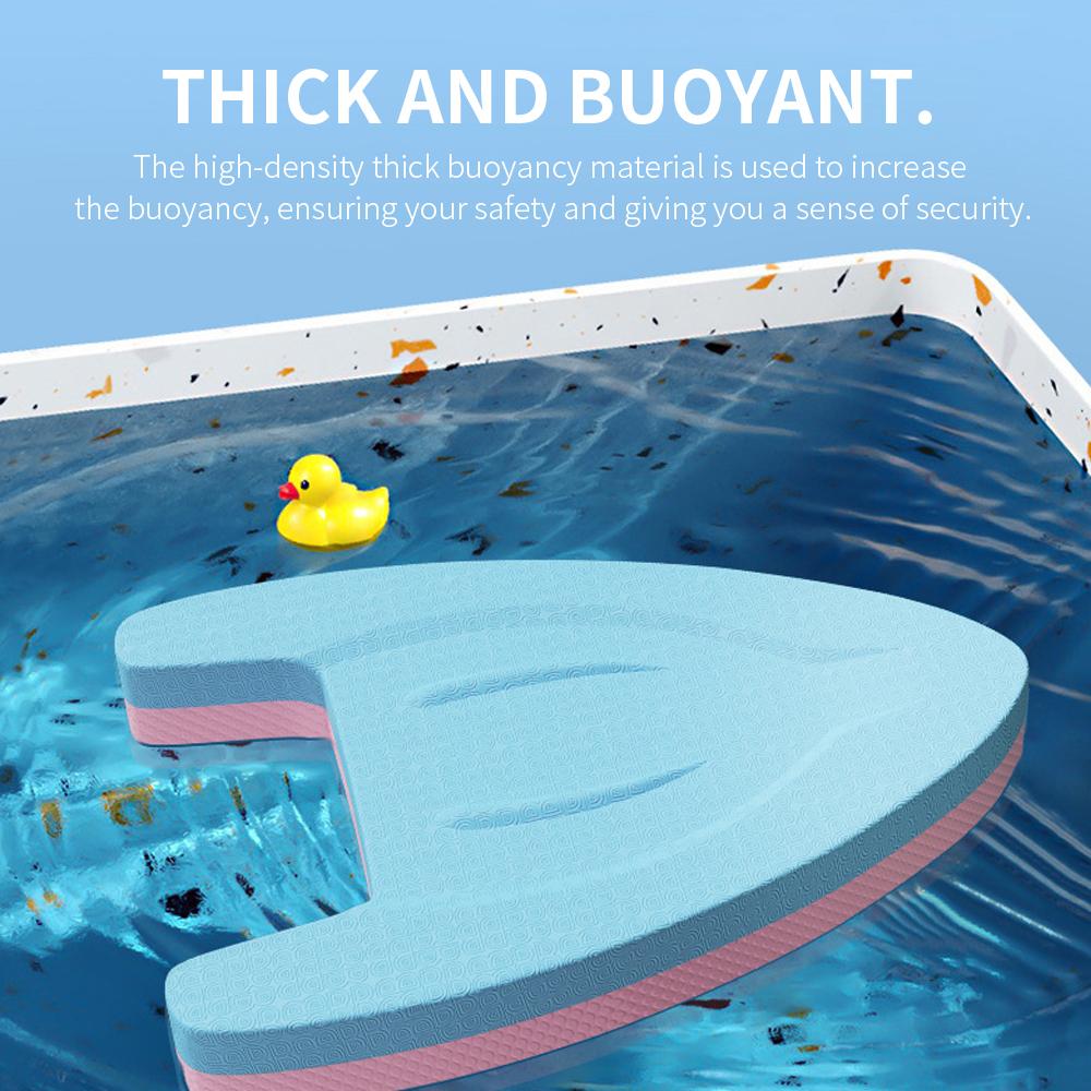 Premium Dual Color Anti-Slip Swim Board 2.5cm Thick for Beginners All Ages Comfortable Hand Grips