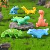 Pinenjoy 10-Piece Miniature Reptile Resin Lizard Figures, Educational Toys for Insects, Fairy Gardens, Terrariums, and Bonsai, for Learning About
