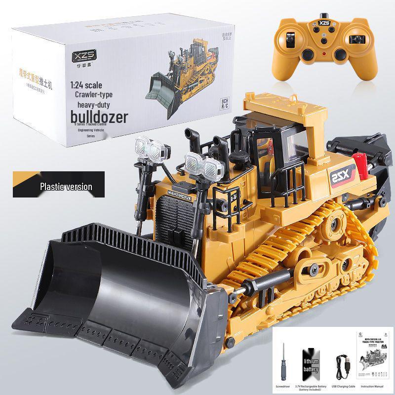 Kids' RC Excavator & Construction Vehicles: Dump Truck, Bulldozer, Loader
