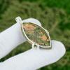 Sisters Day Sale 925 Sterling Silver Natural Unakite Anniversary Pendant Jewelry