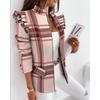 Women's Fashion Casual Autumn Winter Long Sleeve Stand-collar Jackets & Coats