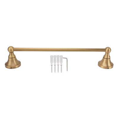 Towel Bar European Style Retro Shower Towel Rack Wall Mounted Copper Towel Rail Holder for Bathroom