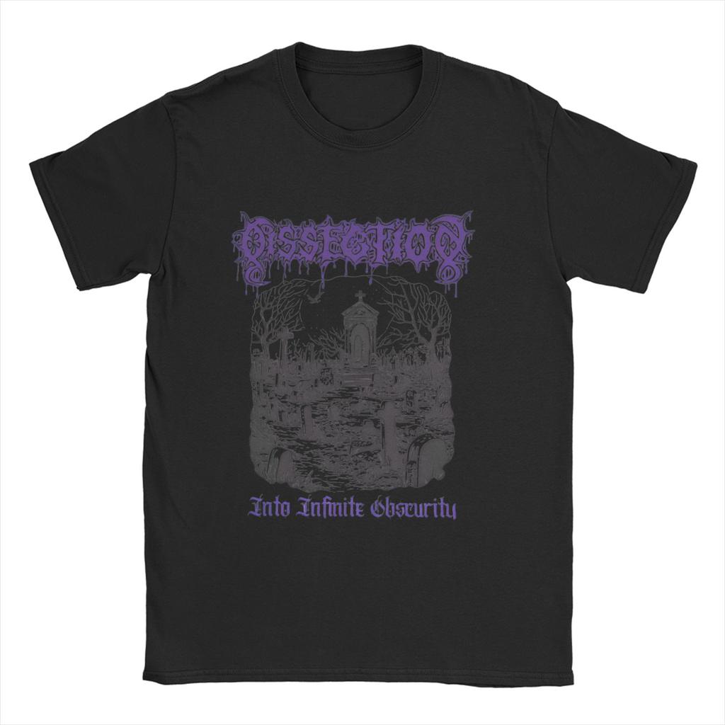 Dissection Band T-Shirt Summer Rock  Band Cotton T Shirts For Men Fashion Custom Logo Tshirt Short Sleeve Vintage Tees