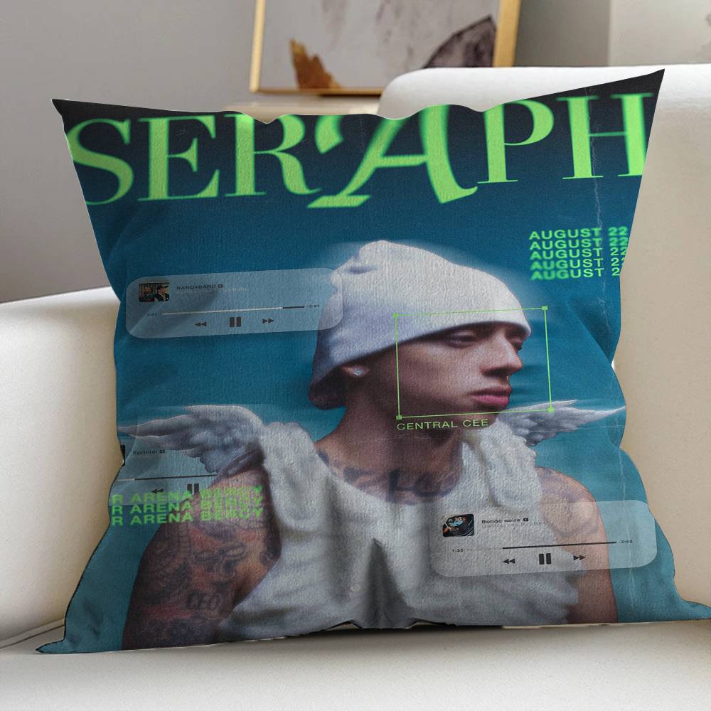 Singer Central Cee Personalized Pillow Dust Cover Bedroom Kids Party Decoration Pillowcase Birthday Children Gift