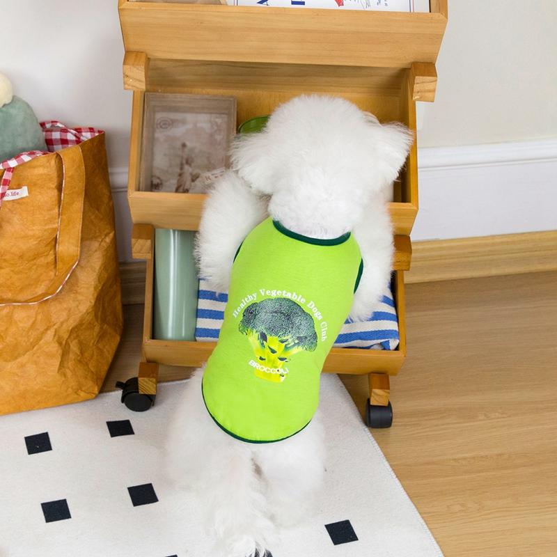 Pet Dog Cat Vegetables Printed Vest Summer Clothes