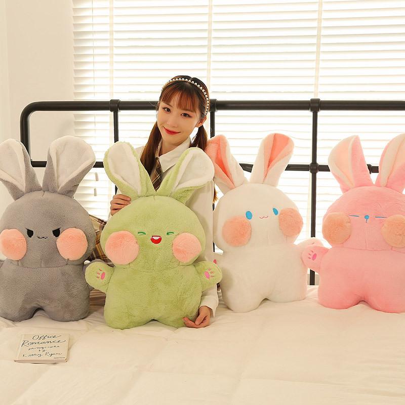 New cute rabbit fur Dudu rabbit doll plush toy bunny gives ragdoll doll throw pillow girl gift