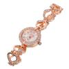 Digital Watch Women Quartz Watch for Timekeeping Rose Gold Wrist Decoration