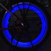 Spoke Light Hot Wheel Shape Simple Installation Three Flash Modes Unique Streamline-shaped Bike Wheel Lamp for MTB