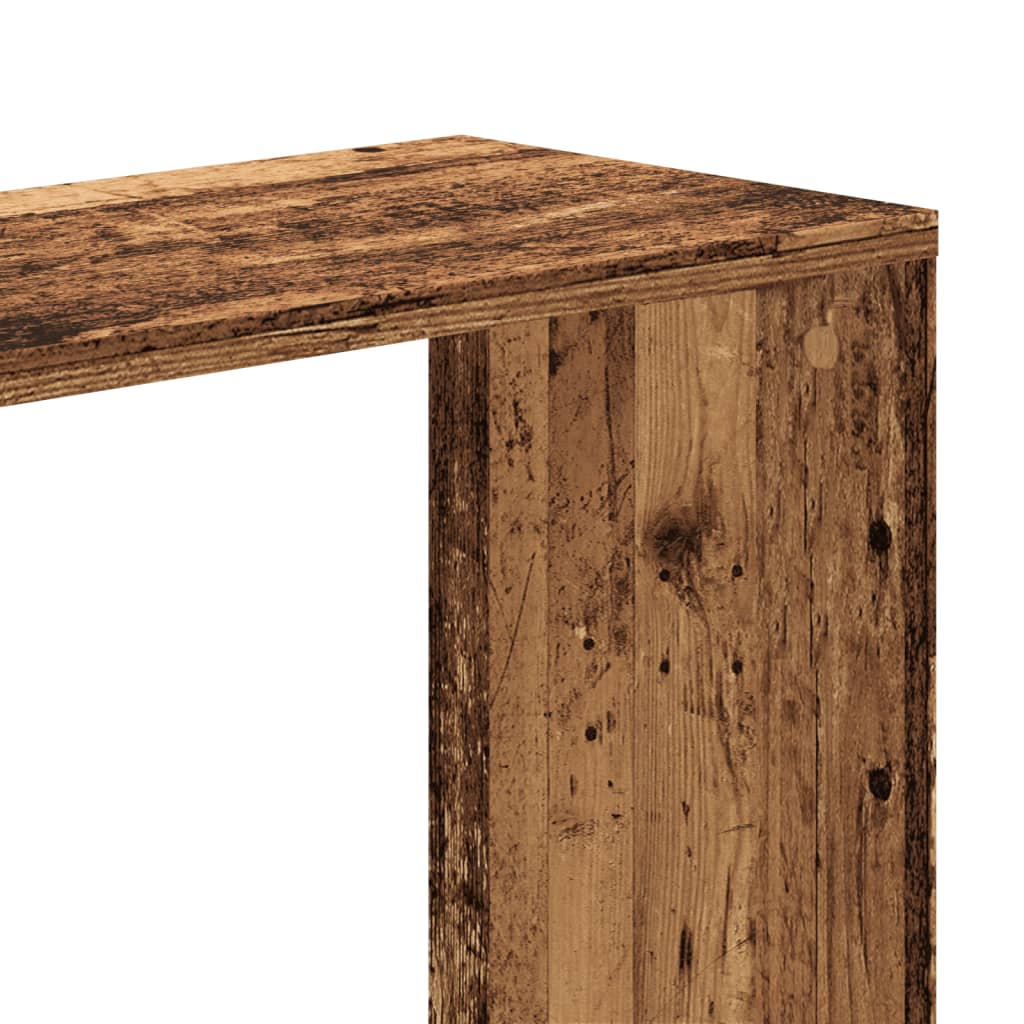 Bookshelf 5 Shelves Reclaimed Wood 80.5x23.5x162.5 cm Engineered Wood