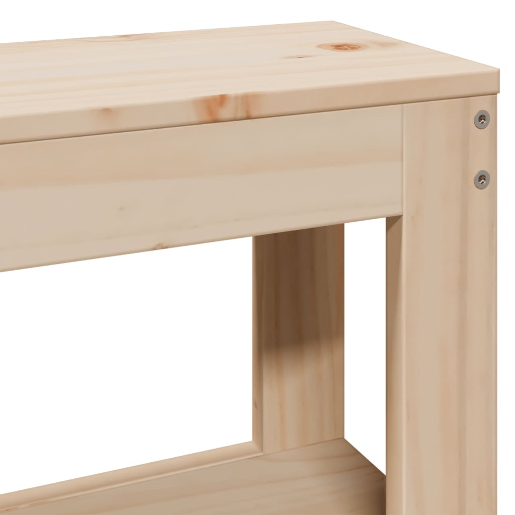 Solid Wood Bed without Mattress 140x200 cm Pine Wood