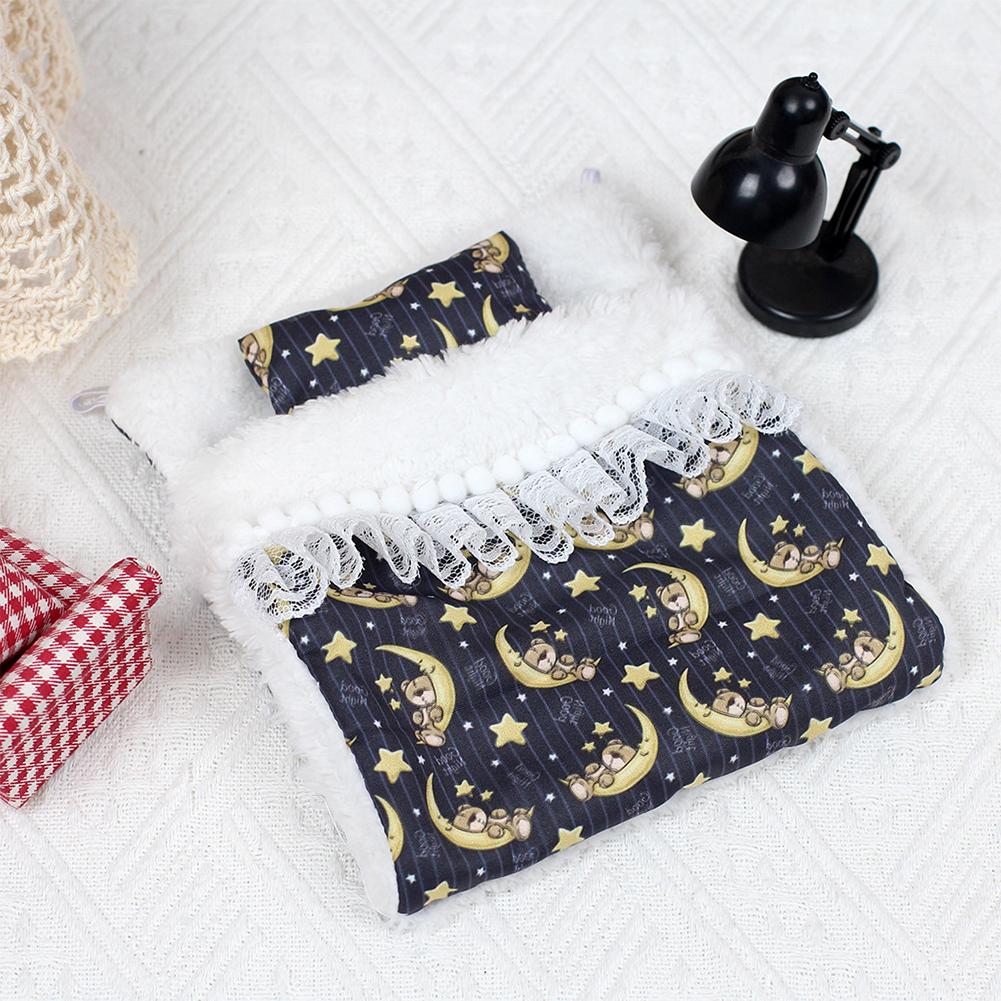 Miniature Cute Dollhouse for 17cm Labubu Dolls DIY Decor Fashion Gift for Girls Friends