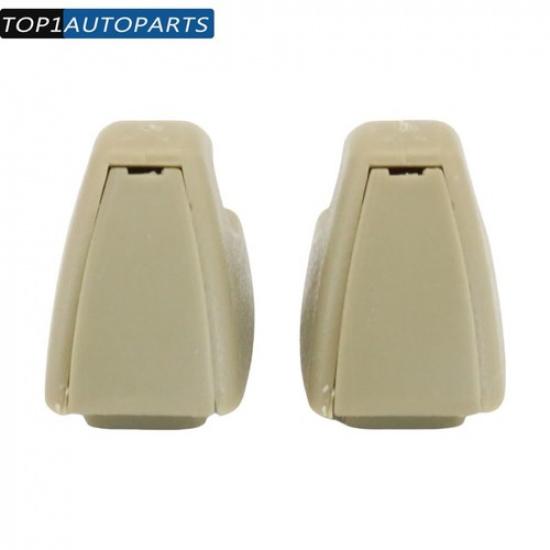 2pcs Beige Sun Visor Support Clip Retainer for Chevrolet Buick 95994976 95994975