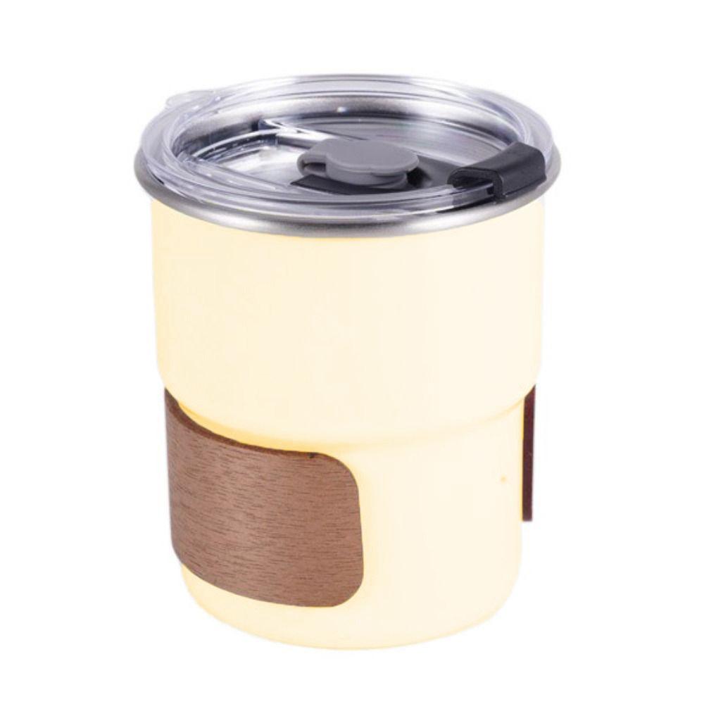 

с крышкой кофейная чашка 300 мл чашка для воды посуда кофейная походная кружка для улицы бежевый