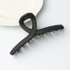 Safe Elastic Plastic Hair Claw Korean Style Solid Color Shark Clip Silicone Shark Clip  Girls
