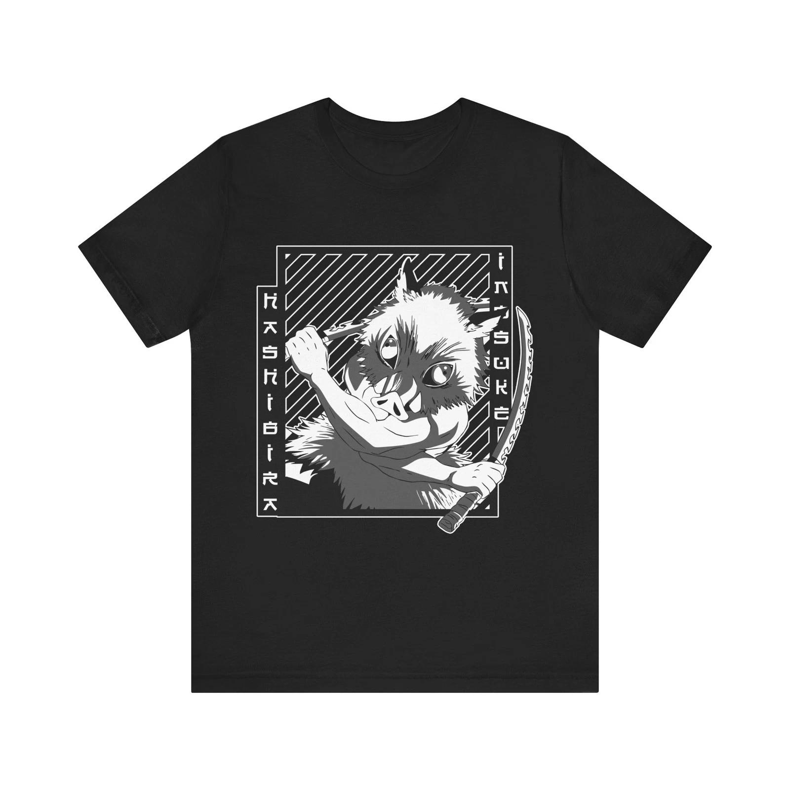 Demon Slayer Inosuke Anime Graphic Tee L