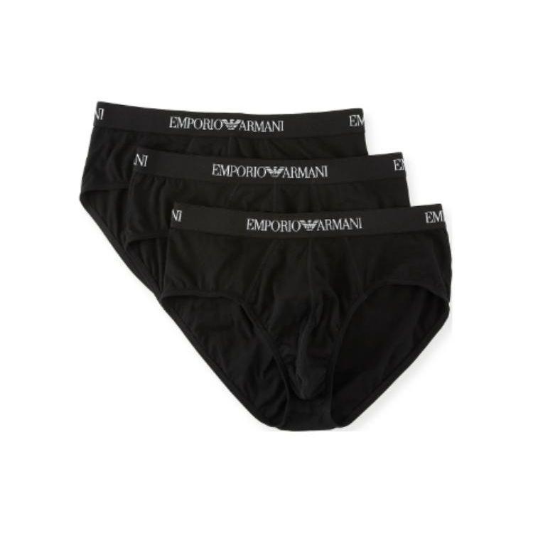 

Emporio Armani FW22 Waist Logo Print Triangle Underwear Men underwear Black 110824-CC722-21320 XL