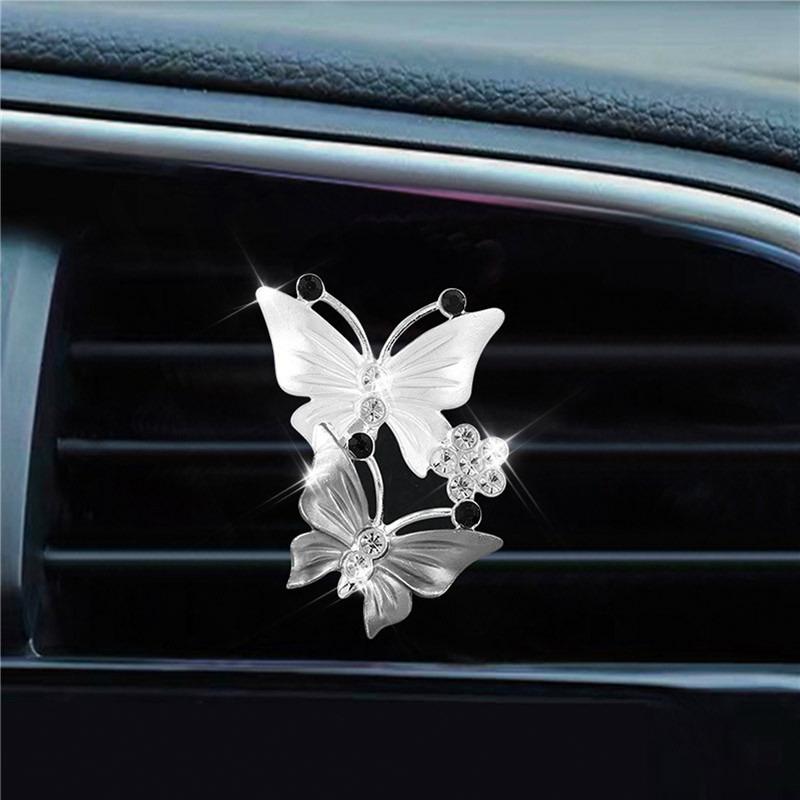 Rhinestone Crystal Plush Pendant Auto Rearview Mirror Ornament Bling Car Mirror Hanging Accessories Car Interior Decoration