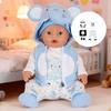 18 Inch Doll Winter Clothes Soft Fleece Cartoon Costume For Girl Dolls Simple Dressing Kids Play Fabric