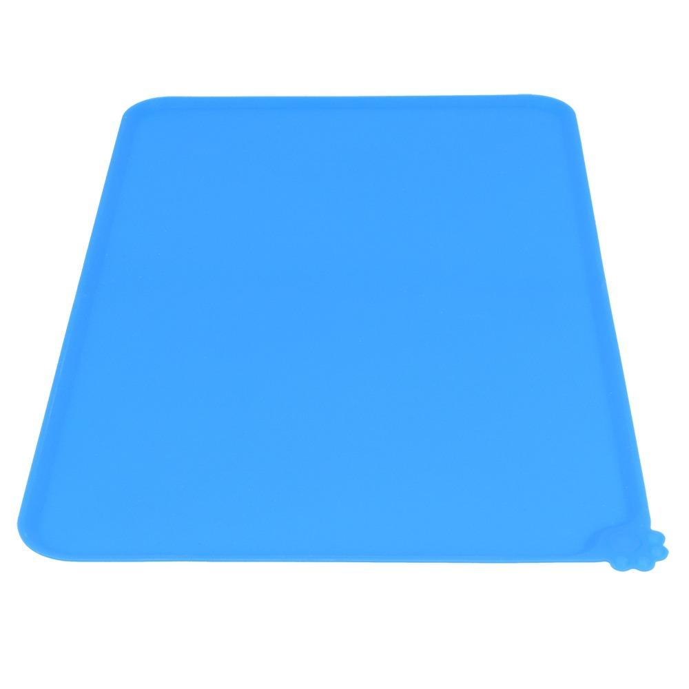 Easy Clean Food-grade Pet Mat Waterproof Non-slip Pet Feeding Mat Anti-spill Oversized Silicone Mat Home