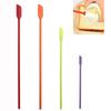 4Pcs/Set Heat-resistant Mini Silicone Spatula Set Long Handle Jam Bottle Scraper  Bakeware