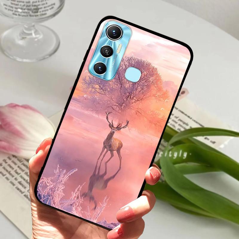 Für Infinix Hot 11 Hülle Coole Mode Wolf Hülle Weiche Silikon Handyhülle Für Infinix Hot 11 Hot11 X662 X662B X689F Hülle Bumper