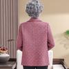 Elderly Women Autumn Jacket Loose Fit Fashionable Grandma and Mom Spring Fall Top Comfort Wear