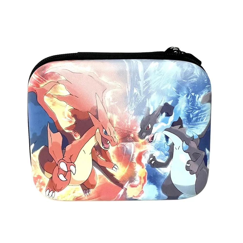 Non-Toxic 400Pcs Pokemon Card Box Storage Box For Charizard Pikachu Vmax Gx Ex Ptcg Trading Cards Playing Cards Collection Game Card Case
