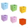 Storage Cube Art Craft Supplies Books Organizer Laundry Hamper Foldable Basket for Study Desk