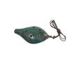 1pc Ancient Chinese Style Ocarina, Six-hole Handmade Ocarina Instrument, Pleasant Sound, with Lanyard, Like A Leaf