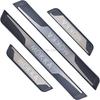 For 2014- Vauxhall Opel Astra H J K Mokka X Stainless Door Sill Kick Scuff Plate Pedal Protector Trim Car Styling Accessory