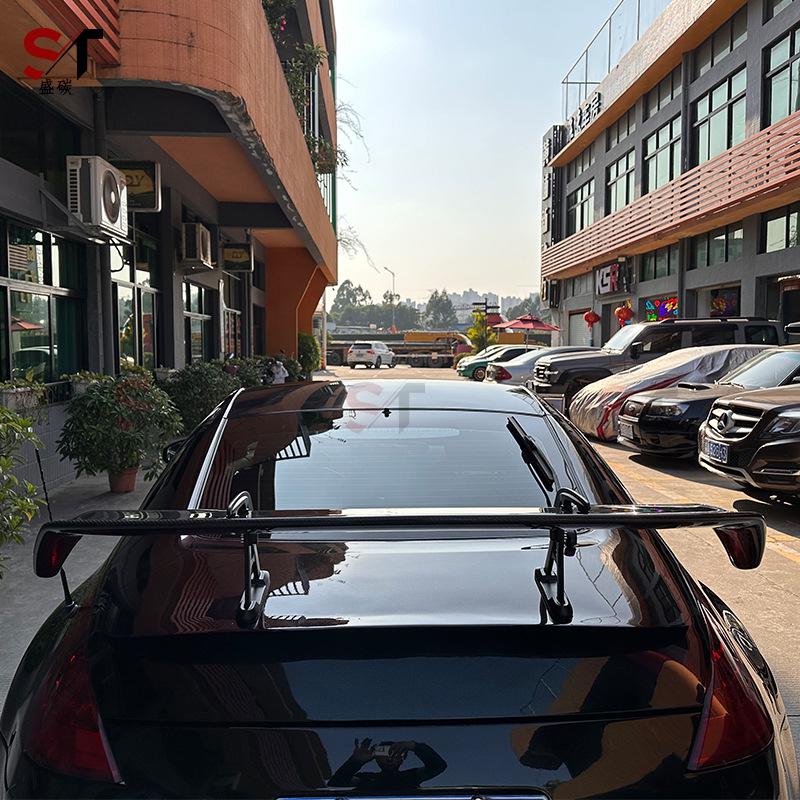 Nissan 350Z Carbon Fiber Rear Spoiler Wing Stabilizer & Diffuser Kit