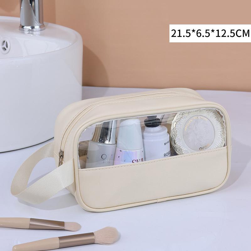 Portable Travel Cosmetic Bag Women Transparent Makeup Bags Large Capacity Bath Wash Bag Multifunction Waterproof Storage Case